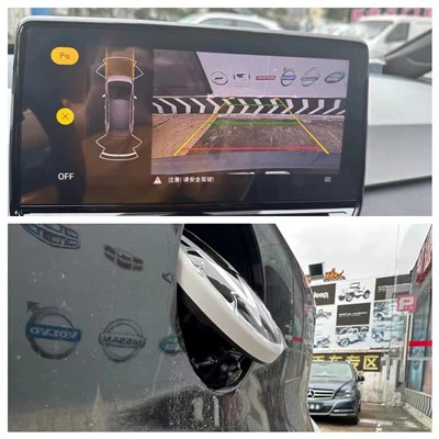 Volkswagen OEM SSP Platform Flip Badge กล้องด้านหลังพร้อมวิถีการเคลื่อนที่แบบไดนามิก